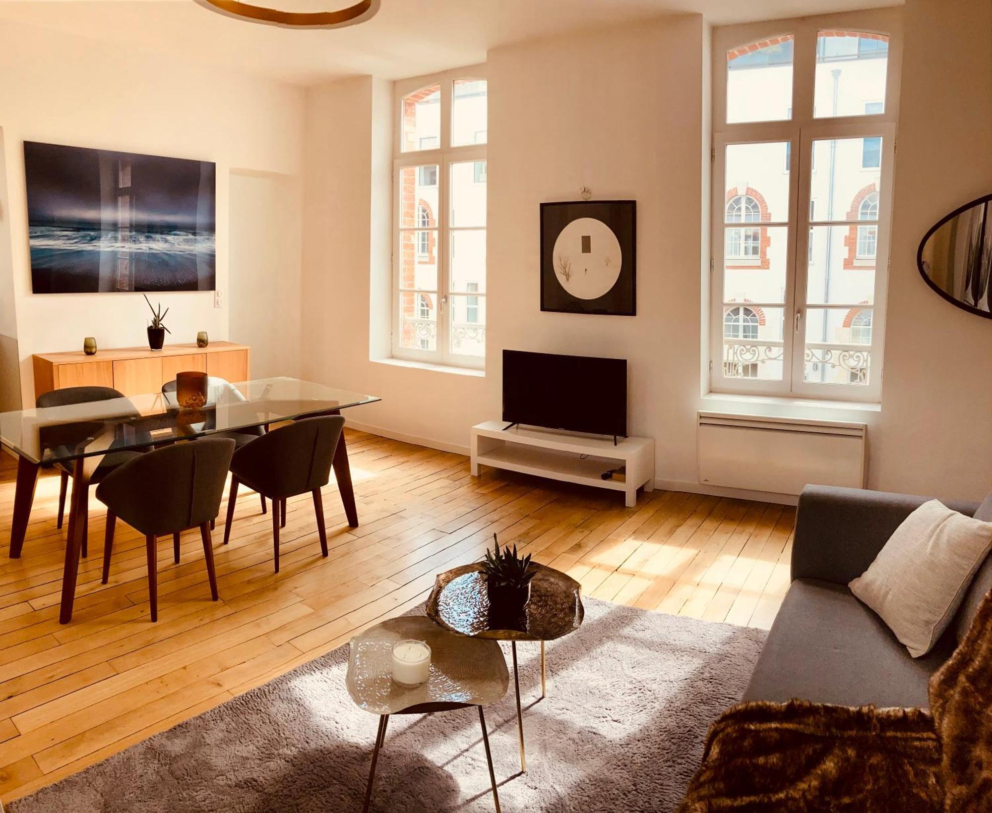 Appartement So Guest- Luxueux Appartement, Ancienne Maison De Champagne Proche Cathedrale Reims